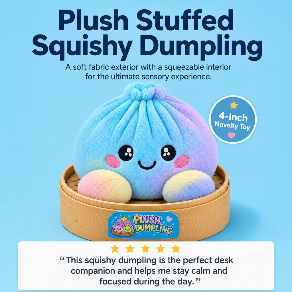 Plush Stuffed Squishy Dumpling