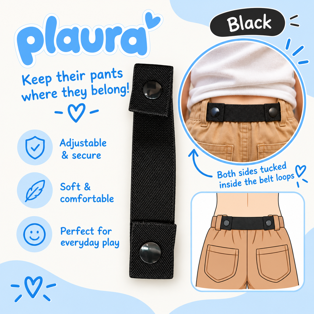 TinyTuck™ Adjustable Toddler Belt
